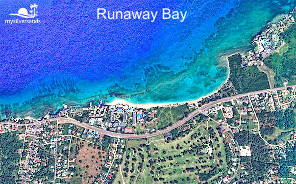 google earth view of runaway bay