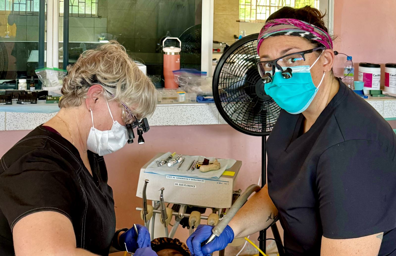 two dentists at work