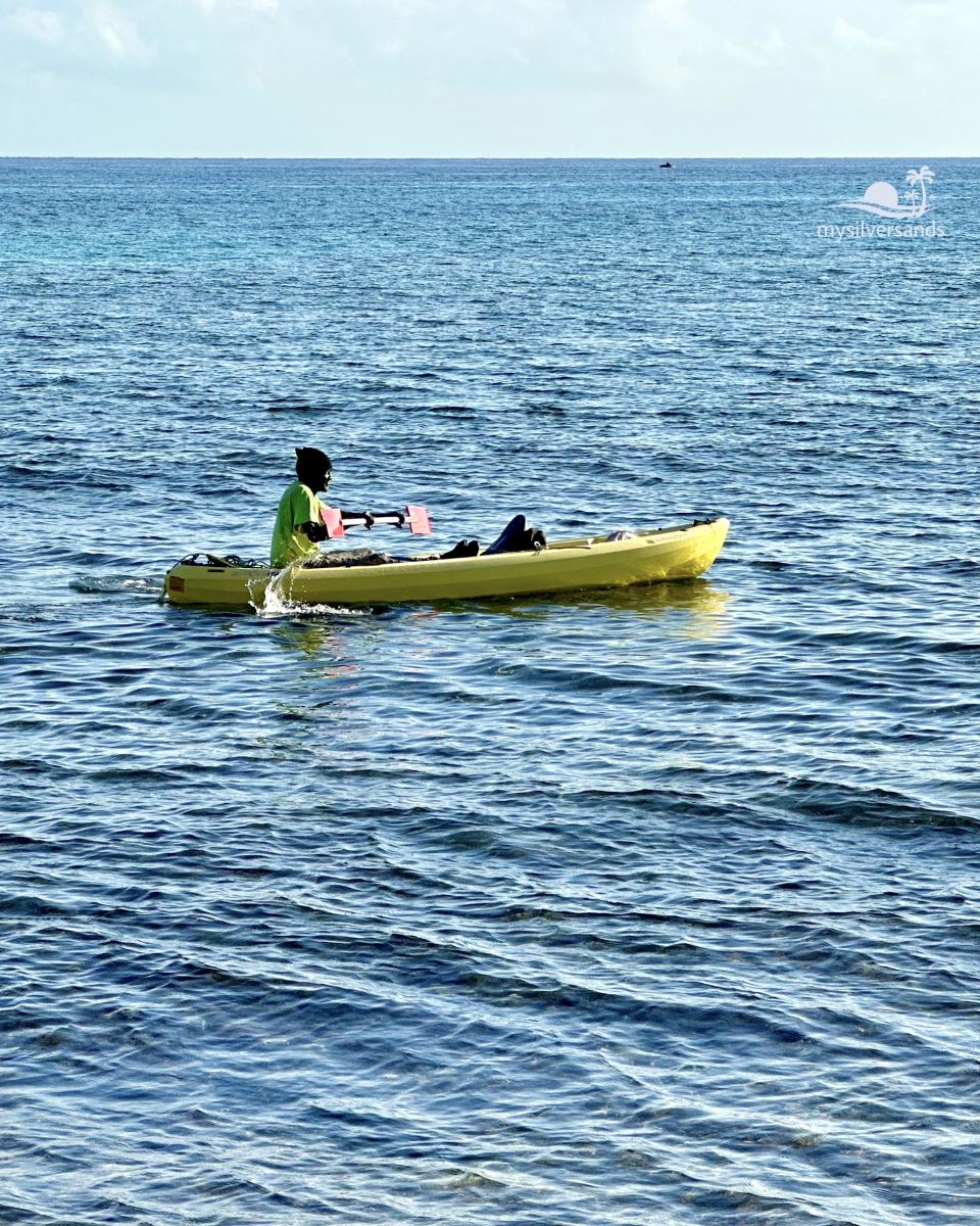 shine and his new kayak